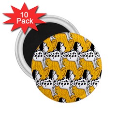 Animals Cat Dog Dalmation 2 25  Magnets (10 Pack)  by Mariart