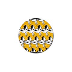 Animals Cat Dog Dalmation Golf Ball Marker by Mariart