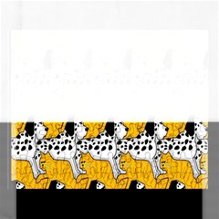 Animals Cat Dog Dalmation Rectangular Jigsaw Puzzl by Mariart