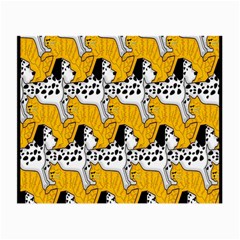 Animals Cat Dog Dalmation Small Glasses Cloth (2-side)