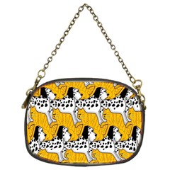 Animals Cat Dog Dalmation Chain Purses (two Sides)  by Mariart