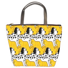 Animals Cat Dog Dalmation Bucket Bags by Mariart