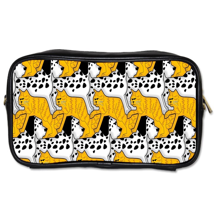 Animals Cat Dog Dalmation Toiletries Bags 2-Side