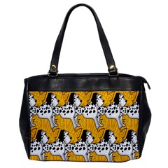 Animals Cat Dog Dalmation Office Handbags by Mariart