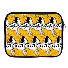 Animals Cat Dog Dalmation Apple Ipad 2/3/4 Zipper Cases by Mariart