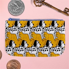 Animals Cat Dog Dalmation Large Coin Purse