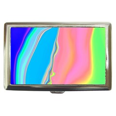 Aurora Color Rainbow Space Blue Sky Purple Yellow Green Pink Cigarette Money Cases by Mariart