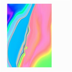 Aurora Color Rainbow Space Blue Sky Purple Yellow Green Pink Large Garden Flag (two Sides)