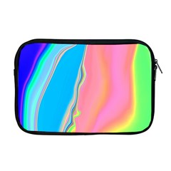 Aurora Color Rainbow Space Blue Sky Purple Yellow Green Pink Apple Macbook Pro 17  Zipper Case by Mariart