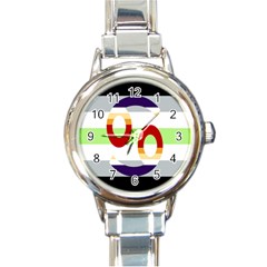 Cance Gender Round Italian Charm Watch by Mariart