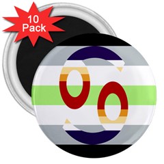 Cance Gender 3  Magnets (10 Pack) 