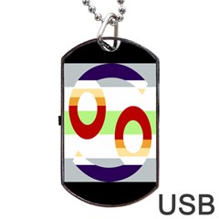 Cance Gender Dog Tag Usb Flash (two Sides) by Mariart