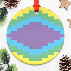 Carmigender Flags Rainbow Ornament (round) by Mariart