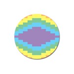 Carmigender Flags Rainbow Magnet 3  (Round) Front