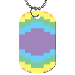 Carmigender Flags Rainbow Dog Tag (one Side)