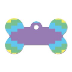 Carmigender Flags Rainbow Dog Tag Bone (one Side) by Mariart