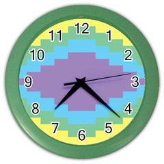 Carmigender Flags Rainbow Color Wall Clocks by Mariart