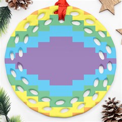 Carmigender Flags Rainbow Ornament (round Filigree)