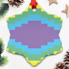 Carmigender Flags Rainbow Ornament (snowflake)