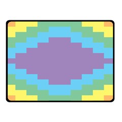 Carmigender Flags Rainbow Double Sided Fleece Blanket (small) 