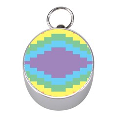 Carmigender Flags Rainbow Mini Silver Compasses by Mariart