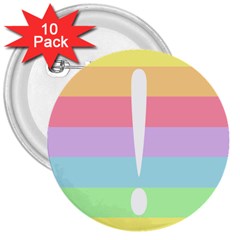 Condigender Flags 3  Buttons (10 Pack) 