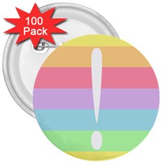 Condigender Flags 3  Buttons (100 Pack) 