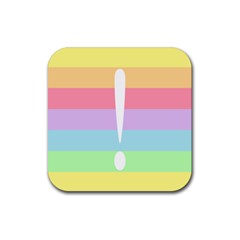 Condigender Flags Rubber Coaster (square)  by Mariart