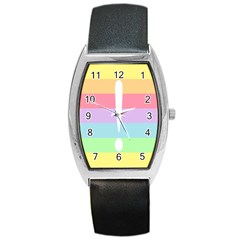 Condigender Flags Barrel Style Metal Watch by Mariart