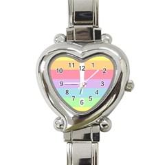 Condigender Flags Heart Italian Charm Watch by Mariart