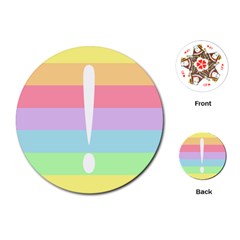 Condigender Flags Playing Cards (round)  by Mariart