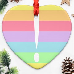 Condigender Flags Heart Ornament (two Sides) by Mariart