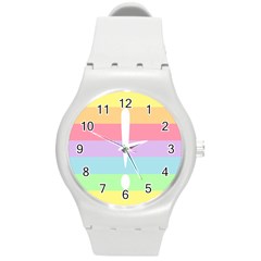 Condigender Flags Round Plastic Sport Watch (m) by Mariart