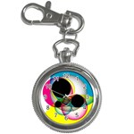 Apollonius Color Multi Circle Polkadot Key Chain Watches Front