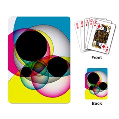 Apollonius Color Multi Circle Polkadot Playing Card by Mariart