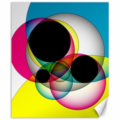 Apollonius Color Multi Circle Polkadot Canvas 8  X 10  by Mariart