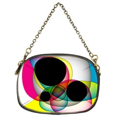 Apollonius Color Multi Circle Polkadot Chain Purses (one Side) 