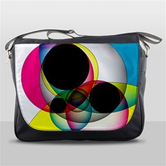 Apollonius Color Multi Circle Polkadot Messenger Bags by Mariart