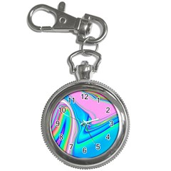 Aurora Color Rainbow Space Blue Sky Purple Yellow Green Pink Red Key Chain Watches by Mariart