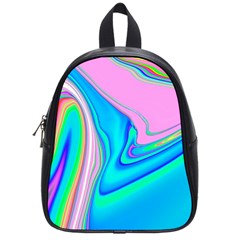 Aurora Color Rainbow Space Blue Sky Purple Yellow Green Pink Red School Bags (small)  by Mariart