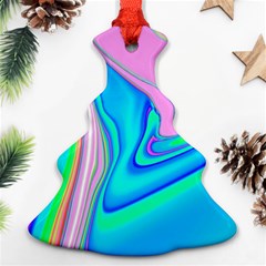 Aurora Color Rainbow Space Blue Sky Purple Yellow Green Pink Red Ornament (christmas Tree)  by Mariart