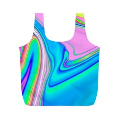 Aurora Color Rainbow Space Blue Sky Purple Yellow Green Pink Red Full Print Recycle Bags (m)  by Mariart