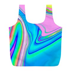 Aurora Color Rainbow Space Blue Sky Purple Yellow Green Pink Red Full Print Recycle Bags (l)  by Mariart