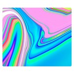 Aurora Color Rainbow Space Blue Sky Purple Yellow Green Pink Red Double Sided Flano Blanket (Small)  50 x40  Blanket Front