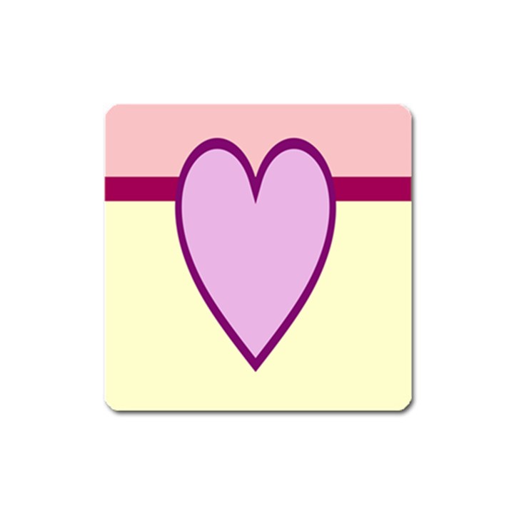 Cute Gender Gendercute Flags Love Heart Line Valentine Square Magnet