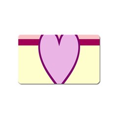 Cute Gender Gendercute Flags Love Heart Line Valentine Magnet (Name Card)