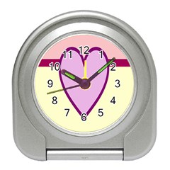 Cute Gender Gendercute Flags Love Heart Line Valentine Travel Alarm Clocks