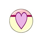 Cute Gender Gendercute Flags Love Heart Line Valentine Hat Clip Ball Marker (4 pack) Front