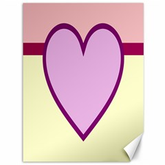 Cute Gender Gendercute Flags Love Heart Line Valentine Canvas 36  x 48  