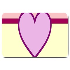 Cute Gender Gendercute Flags Love Heart Line Valentine Large Doormat 